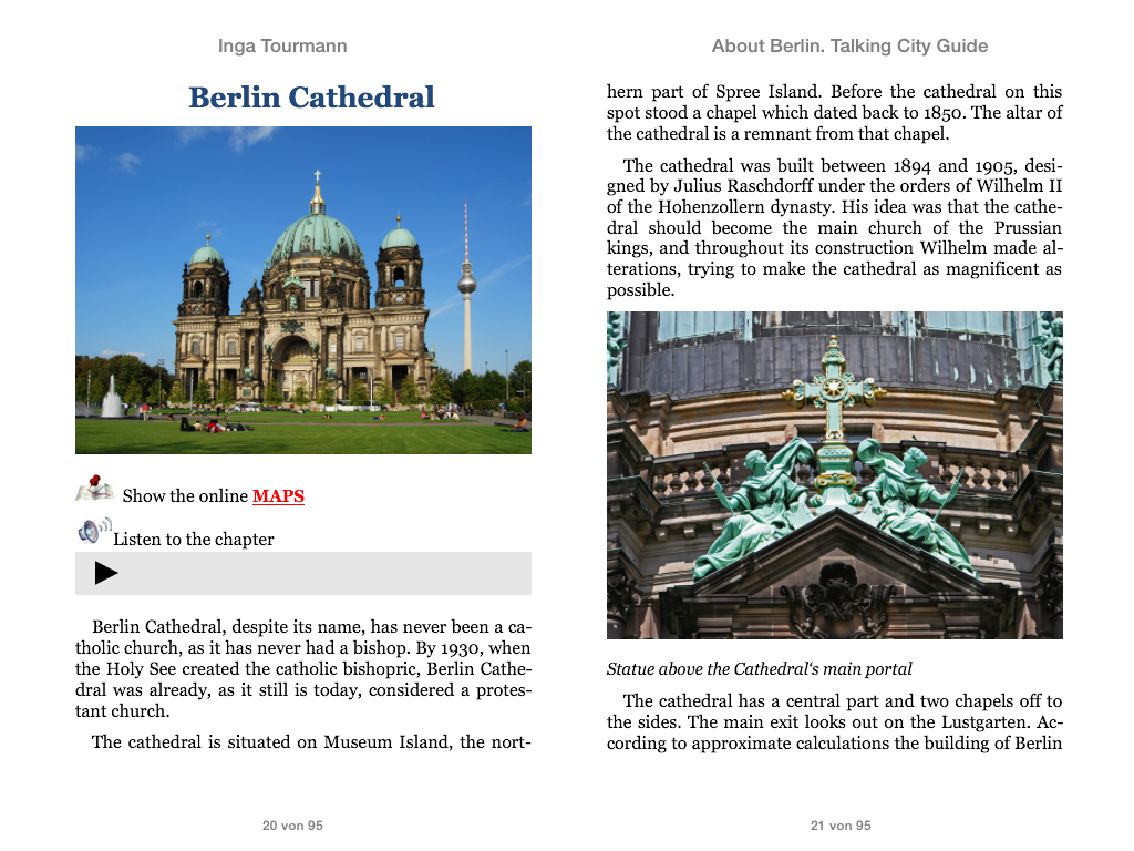 About Berlin. Talking City Guide