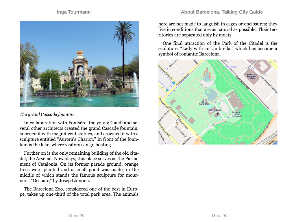 About Barcelona. Talking City Guide