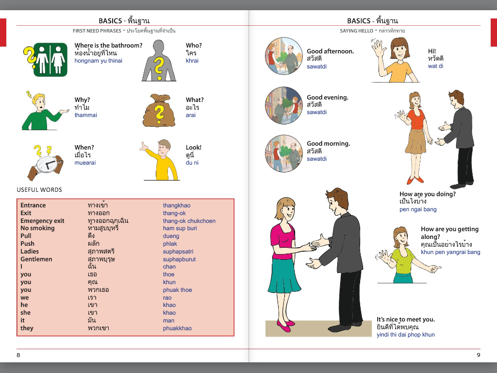 Visual Phrase Book Thai